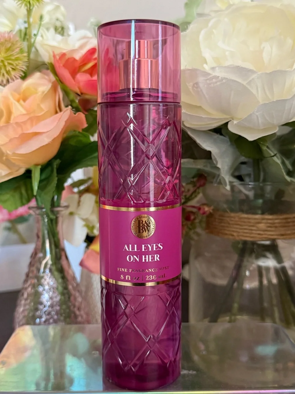 🆕🪷 BATH & BODY WORKS “ALL EYES ON HER” FINE FRAGRANCE MIST. BRAND NEW FULL SIZE